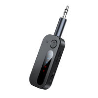 Émetteur-récepteur audio Bluetooth 2 en 1, connexion de deux appareils avec indicateur d'état LED pour voiture, avion, téléviseur, casque