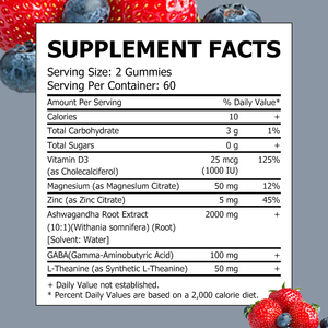 Gomitas de Ashwagandha de Marca Privada ODM, Sabor Mixto, Suplemento Dietético, Promueve la Claridad Mental y Refuerza el Sistema Inmunitario y la Salud de la Piel - Product Image 2