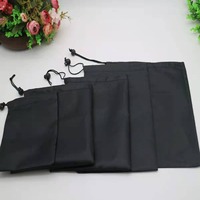 Sac de rangement pour piquets de tente en Oxford 210D imperméable avec cordon de serrage, résistant aux déchirures, grande taille, pochette organisatrice pour camping, accessoires de plein air, noir