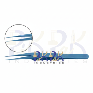 Pinzas de punta fina 5A-TI hechas de titanio, tamaño 120mm, fabricación de joyas, pinzas de titanio de precisión, pinzas de punta fina - Product Image 1