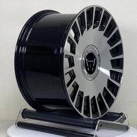 Jantes en alliage d'aluminium sur mesure, neuves d'usine, moyeu modifié, roues forgées de 18 à 21 pouces avec design maillé 25mm 20mm