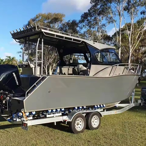 Gospel 25ft Moteur <span class=keywords><strong>hors</strong></span>-<span class=keywords><strong>bord</strong></span> Petit Yacht Sport Cabine Cruiser Bateaux en aluminium pour la pêche - Product Image 5