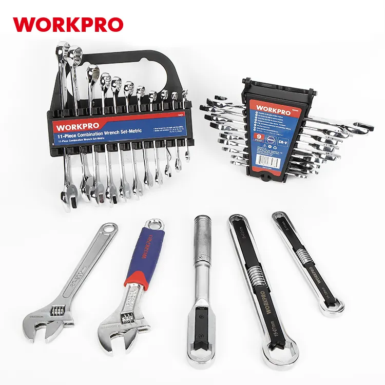 WORKPRO Professional Hand Tool Spanner Combination Universal Adjustable Wrench Spanner Wrench