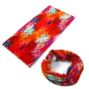 2022 Hot Sale Colorful Custom Head wear Tube Seamless Printing Bandana Supplier