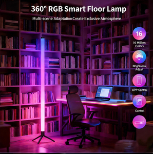 إضاءة طاولة ألعاب حديثة 12 فولت 5050 18 واط RGBIC LED ذكية للمنزل مع تحكم صوتي وارتفاع قابل للتعديل - Product Image 6