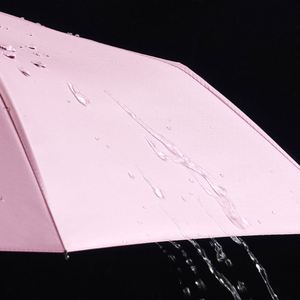 Automatic Locking <b>Umbrella</b> Creative Ring Buckle Simple Black Glue Sunscreen Sun and Rain Dual-use Three-fold <b>Umbrella</b> - Product Image 4