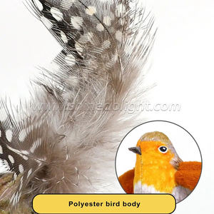 Achtervolging Interactieve Kat Speelgoed Tjilpen Vogel Huisdier Pluche Speelgoed Klappende Vleugels Vliegende Simulatie Elektrische Mus Interactieve Kat Speelgoed Vogel - Product Image 3