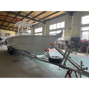 Barco de pesca de alta velocidad deportivo atún de 32 pies, cebo de pesca de fibra de vidrio barato, barco de velocidad, yate, juego de agua con tapa dura de fibra de vidrio - Product Image 4