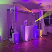 Bothlighting 100W LED Moving Head Scheinwerfer, Batteriebetrieben, Kabellos, DMX Bühnenlicht für Hochzeit, DJ, Club, Party, Event