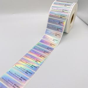 Etiquetas Holográficas Personalizadas de Bajo MOQ, Adhesivas, de Vinilo, Impermeables, para Laboratorio, para Uso en Embalaje de Botellas Pequeñas, Forma Personalizada - Product Image 4