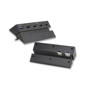 Honcam Factory原装高速usb 3.0/2.0 5端口USB集线器，用于Sony Playstation 4 PS4游戏机游戏配件