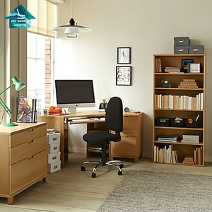 사용자 정의 6 계층 고품질 현대 MDF 책장 북 랙 - Product Image 3