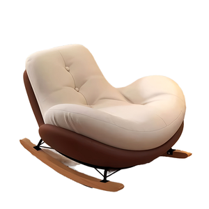 Chaise berçante moderne en forme de coquille d'œuf Fauteuil <span class=keywords><strong>inclinable</strong></span> pour adulte Canapé simple paresseux Balcon Loisirs Chaise longue pingouin Meubles d'hôtel - Product Image 1