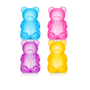 Wholesale Custom Bear <b>Squeeze</b> Bear Maltose Fidget Stress <b>Ball</b> Toys Custom Logo Printed Unisex Products Transparent Sugar Bear - Product Image 1