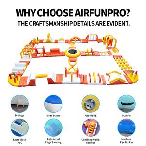 Коммерческий открытый надувной аквапарк и спортивные развлечения ПВХ материал более 500 кг вместимостью> 10 л пассажиров - Product Image 2