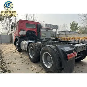 Second Hand Sino Howo Tractor Trucks 371hp 6x4 4x2 Euro 2 375hp Used Tractor Head Truck For Sale