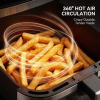 Nouvelle friteuse à air carrée moderne 12L grande capacité, écran tactile couleur, mémoire de coupure de courant, acier inoxydable, multifonction 1400W