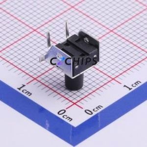 TS-1037-A10B3-D2 Tactile Switch SMD,6x6mm Switch Single Pole Single Throw Round Button Horizontal Mount 6mm - Product Image 2