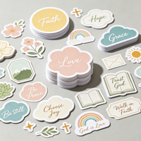 Autocollant de bénédiction pour mariage et fêtes, étiquette cadeau autocollante personnalisée avec logo