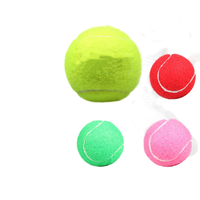 Vente directe d'usine, balles de tennis blanches durables et hautement élastiques - Fibre chimique + caoutchouc naturel, diamètre 66 mm, hauteur de rebond