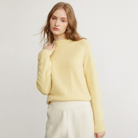 Manteau tricoté en cachemire pur, vente en gros, personnalisé, léger, doux, uni, Style décontracté, pull d'hiver pour femmes, 100%