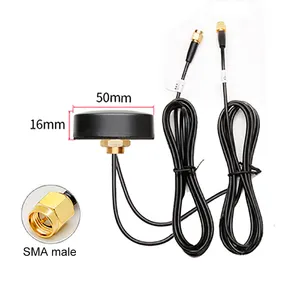 ل SIMCOM SIM7600 Quectel EC25 GPS + هوائي GPS + LTE 4G مجتمعة كومبو SMA الذكور SMA-J في الهواء الطلق للماء هوائي مكاسب عالية