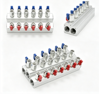 Accessoires pour machine d'injection : Distributeur de liquide de refroidissement industriel en acier inoxydable avec régulateur de débit