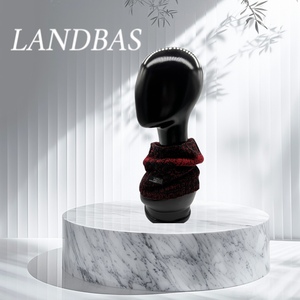 Taiwan Premium Unisex Knitting Head Scarf Leather <b>Patch</b> Printing Method Muffler 56-58Cm For Winter - Product Image 4