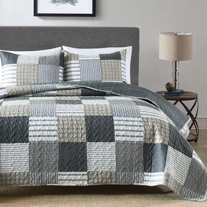 Parure de lit BOYA imprimée avec de belles coutures, 100 % polyester, écologique, toutes saisons, avec housse de lit respirante - Product Image 4