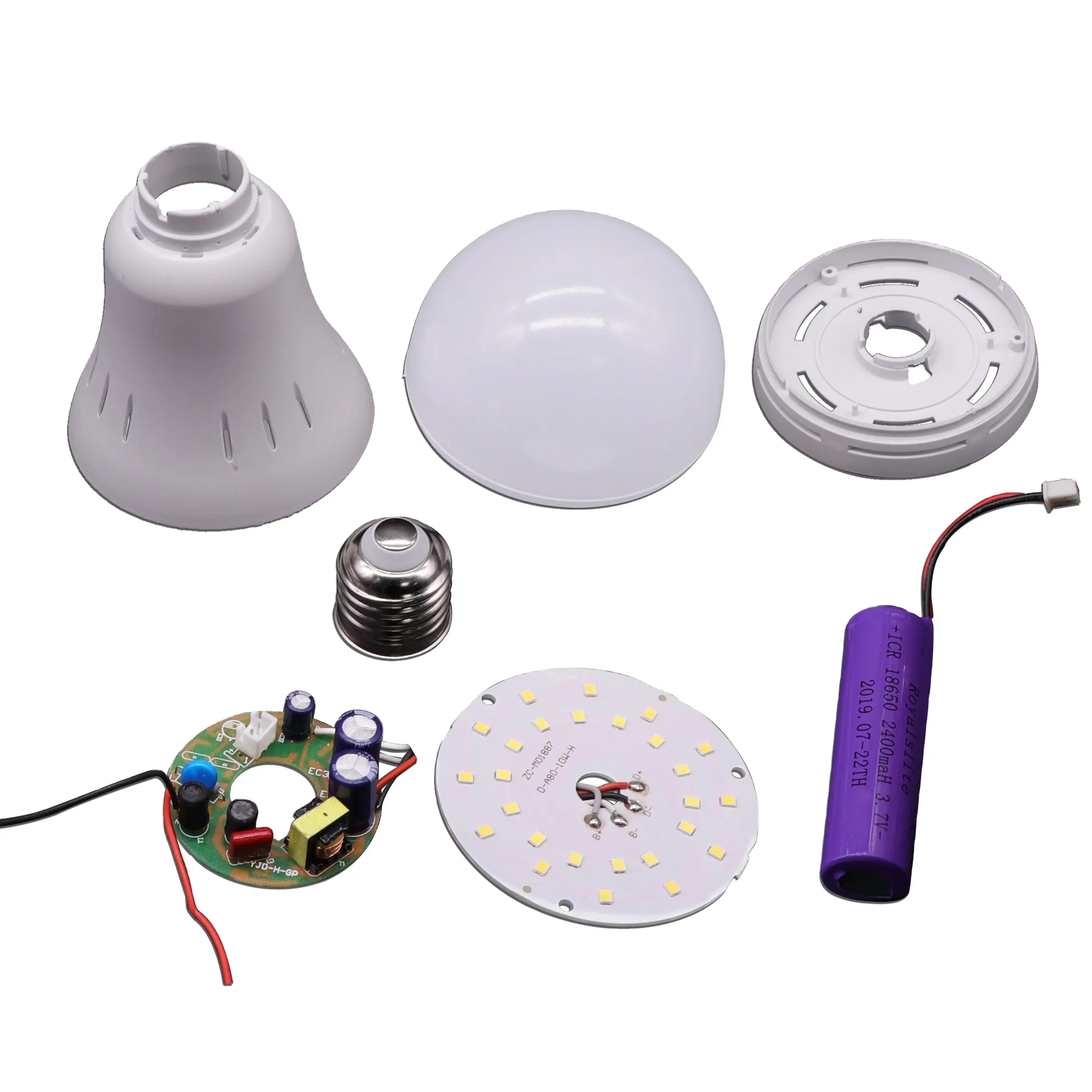 Venta directa de fábrica, precio Skd, luz LED recargable, Bombilla Led E27, Bombilla LED de emergencia, lámpara de iluminación, luz Led recargable