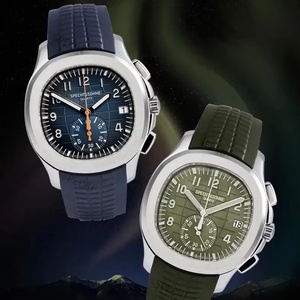 Nuevos relojes de cuarzo de marca para hombre, reloj de pulsera deportivo funcional de acero inoxidable y oro rosa de 42MM, 5Bar - Product Image 1