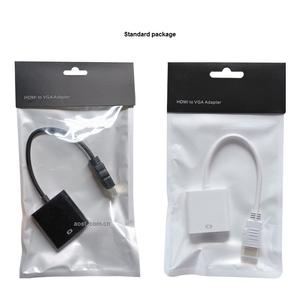 Câble convertisseur <span class=keywords><strong>HDMI</strong></span> mâle vers VGA femelle personnalisé OEM avec <span class=keywords><strong>adaptateur</strong></span> d'alimentation audio pour <span class=keywords><strong>tablette</strong></span> ordinateur portable PC <span class=keywords><strong>TV</strong></span> - Product Image 4