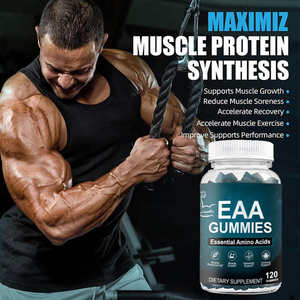 Gummies de protéines EAA à marque privée pour le sport et l'énergie, supplément d'acides aminés essentiels en vrac OEM ASAP, BCAA EAA - Product Image 2