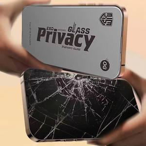 OG ESD 28 ° Privacidad Protector de pantalla de vidrio templado Película de cubierta para Redmi A4 5G Y1 NOTE14 Antiestático a prueba de polvo - Product Image 3