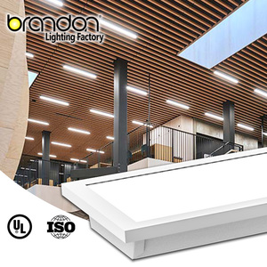 Lista UL 1x4 2x2 2x4 <span class=keywords><strong>4</strong></span> pulgadas 6 pulgadas de ancho 20W 40W 80W 2700-5000K Cct 0-10V regulable montaje empotrado Troffer Led Panel luz de techo - Product Image 1