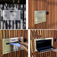 Boîte aux lettres antivol, boîte de livraison de colis extérieure, boîte de livraison de colis de jardin, boîte de livraison de colis de grande capacité personnalisée, boîte à lettres