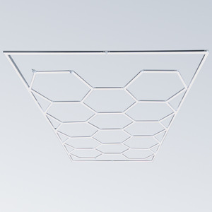 Lámpara LED de Techo Hexagonal Suspendida Personalizada de 6000K IP55 CRI90 para Garaje, Discoteca, Taller, Estudio de Detallado de Automóviles - Product Image 5