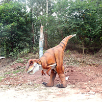 Costume de dinosaure T-rex réaliste, accessoires de dinosaures animatroniques sur mesure à vendre