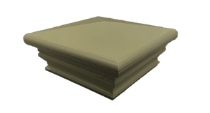 Capuchon de poteau en vinyle Federal 5050, compatible avec les poteaux de clôture standard, disponible en blanc/khaki/gris/beige, prix de gros direct usine - Product Image 4