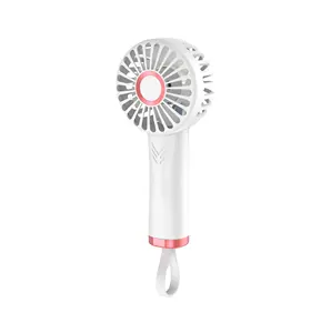 1200MA Usb Electric Rechargeable Portable Fan Handheld Small Fan Mini With Charging Cable