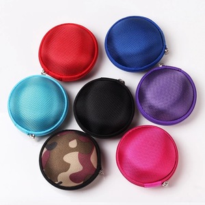 เคสหูฟัง EVA กันกระแทกแบบสากลสำหรับกระเป๋าเก็บหูฟังพร้อมซิปมีหลายสีให้เลือก - Product Image 4