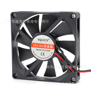 พัดลมระบายความร้อน Sqgiun Dc 92x92x25 มม. 24V ลูกปืนคู่ สำหรับเคสคอมพิวเตอร์ พาวเวอร์ซัพพลาย ระบายความร้อนซีพียู - Product Image 4