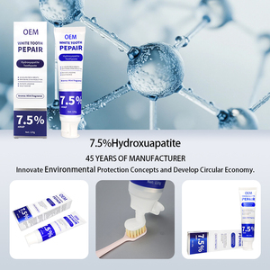 Anpassbare Nano 7,5% Hydroxyapatit Aufhellende Zahnpasta mit Eigenmarke, Chemische Zahnpasta gegen Empfindlichkeit, zur Mundpflege, Fluoridfrei - Product Image 2