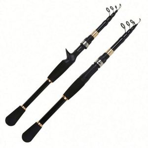 Canne à pêche télescopique en fibre de verre et carbone Ice Carp, action moyenne, puissance élevée, pour la pêche en eau douce, en ruisseau et en rivière - Product Image 2
