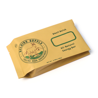 Pochette à soufflet latéral personnalisée de qualité alimentaire à haute barrière pour l'emballage de barres énergétiques et de compléments nutritionnels