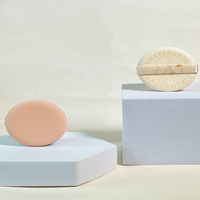 Bon matériau Bouffée de maquillage circulaire super mince et respectueuse de la peau Bon ruban élastique Utilisation humide et sèche Coussin d'air rond Bouffée de poudre