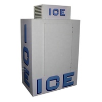 Petit sac de marchandisage de glace à porte solide unique pour l'extérieur Bac de stockage de glace 200l Glacière