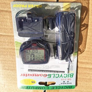 Shena Bicycle <b>Computer</b> SB-318 Waterproof Wired Speedometer Odometer Cycling <b>Accessory</b> - Product Image 2