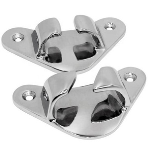 Accastillage de bateau en acier inoxydable 316, triangle, chock de proa, guide-câble, 107x65mm, ancrage, amarrage, bouée, quincaillerie de yacht - Product Image 3