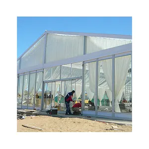 Factory Price Outdoor Transparent Roof Concert Large Tent 200 300 400 500 1000 People Wedding Party Event Tents